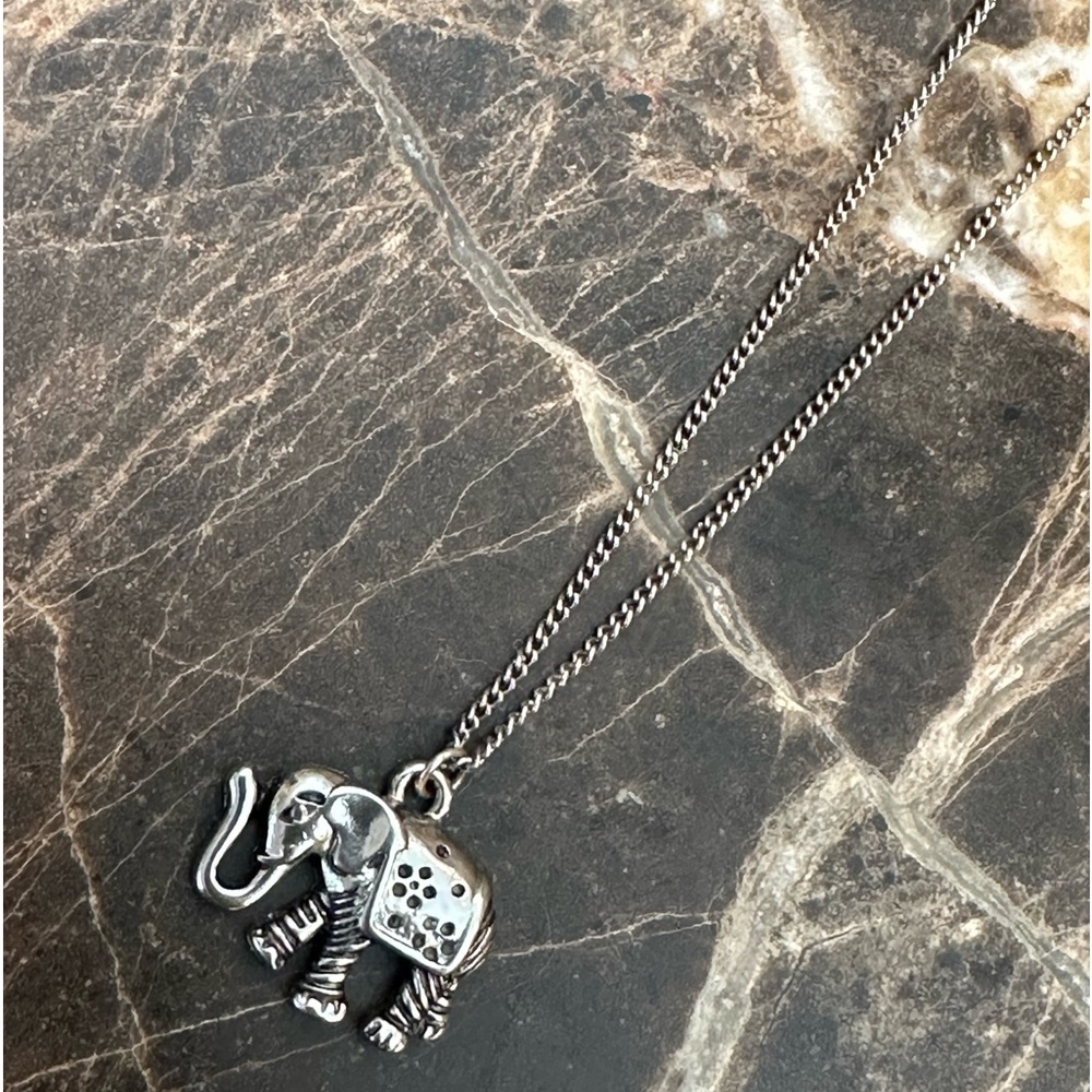 Silver Elephant Neckless ~ - image 1
